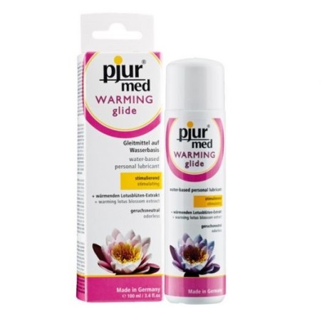 Lubricante natural efecto calor Pjur Med 100ml