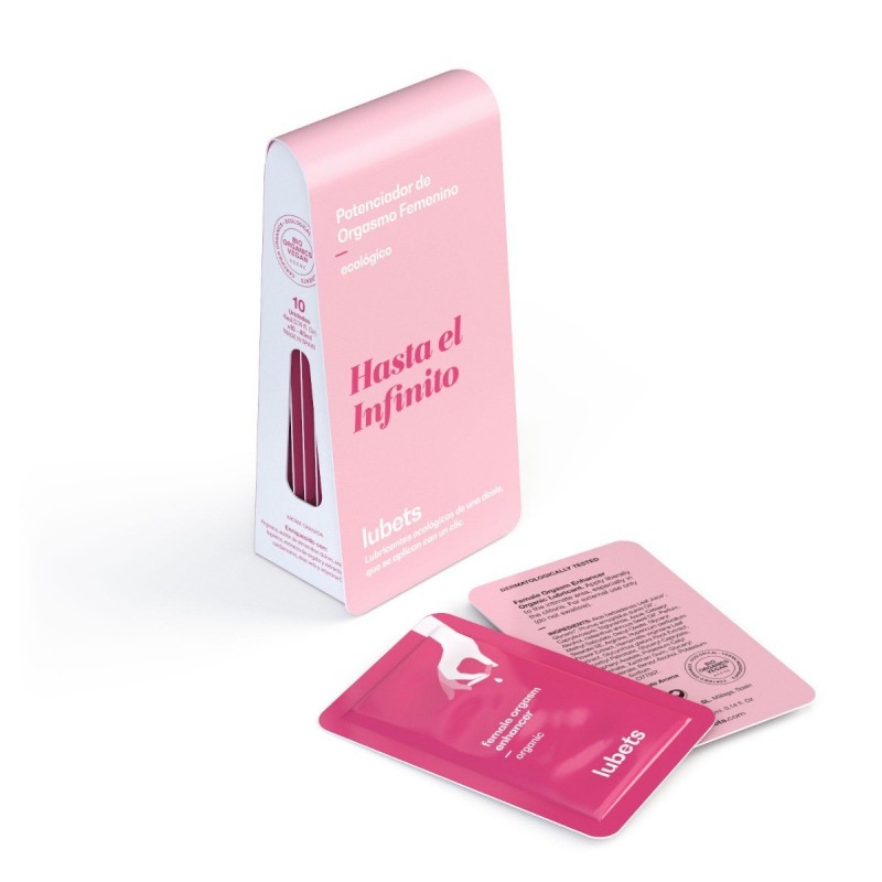 10x Monodosis Potenciador de Orgasmo Femenino Ecologico de Lubets 