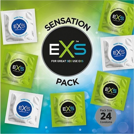 Preservativos eXs Pack Sensación- 24 unds