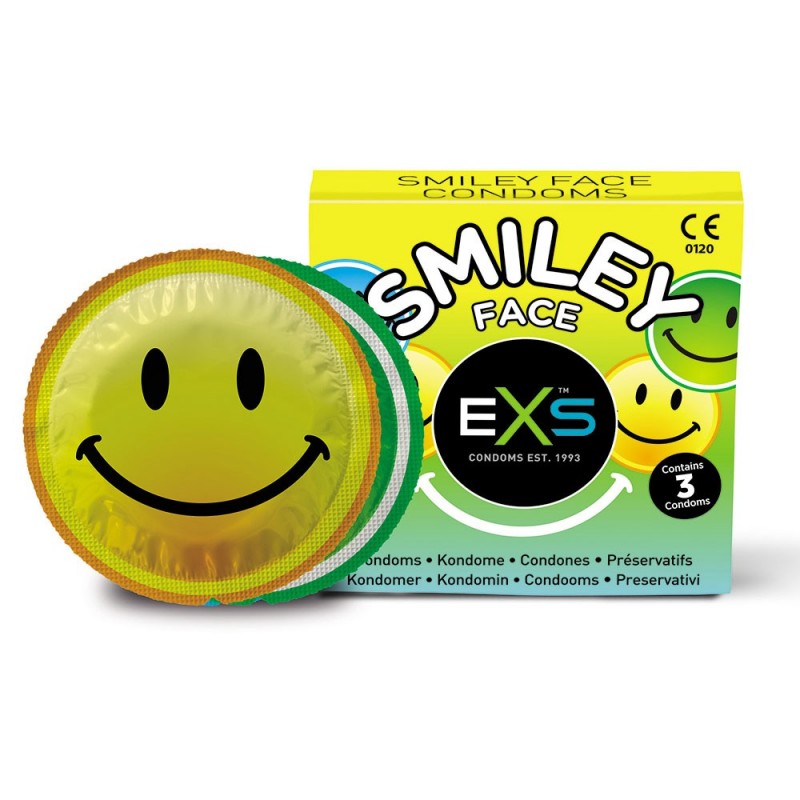 Preservativos eXs Smiley - Diversión y estimulación