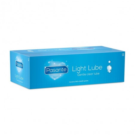 Lubricantes  en sobre Pasante Light caja 500 uds ( 10 ml / und)