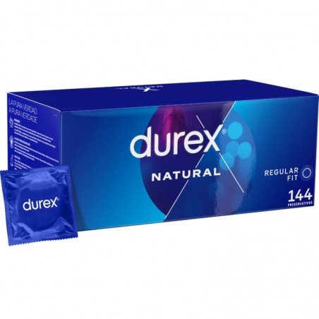 Condones Durex Basic Natural. Caja de 144 unidades