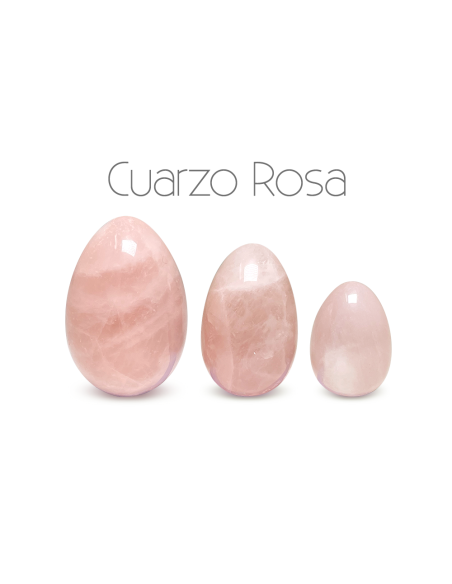 bolas chinas - Sileu Kegel - Entrenador del Suelo Pélvico-  Set de 3 Piedras Semipreciosas-Cuarzo Rosa