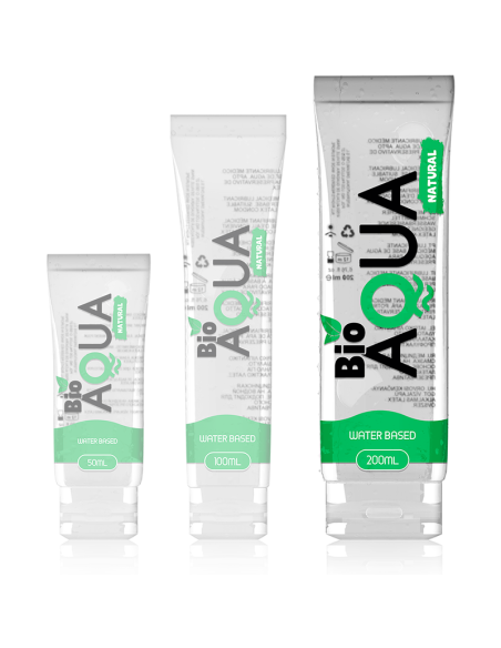 BIOAQUA Lubricante 100% Natural base de agua-200 ml.