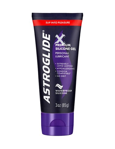 Lubricante/ gel base de Silicona Premium de Astroglide-85 ml