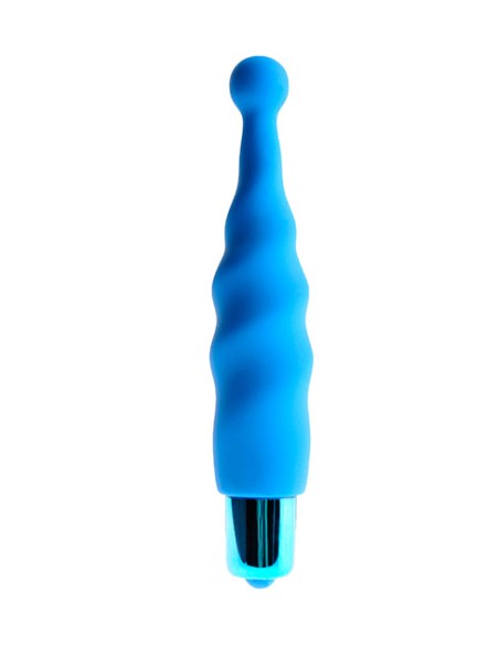 Mini Vibradores de silicona multi-estimuladores de Pipedream-Azul