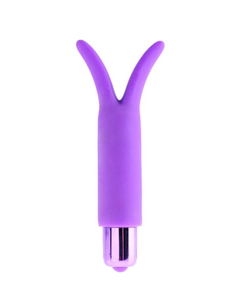 Mini Vibradores de silicona multi-estimuladores de Pipedream-Morado