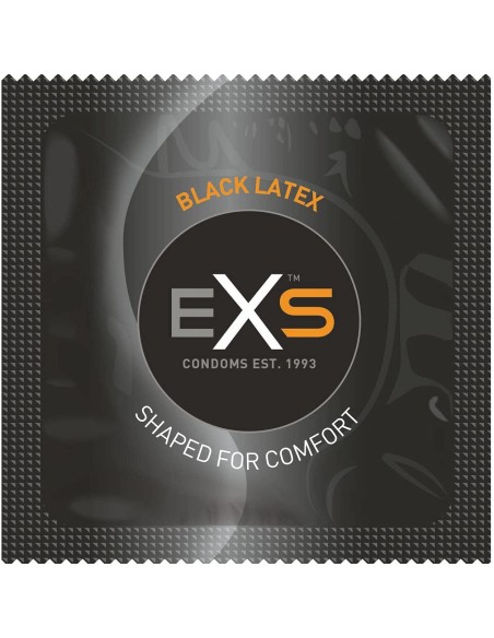 Preservativos eXs Black Latex-Caja 12 unidades