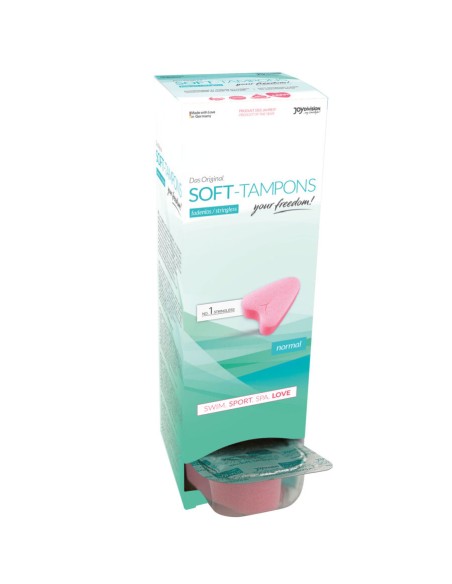 Esponjas menstruación Soft Tampons-NORMAL-CORAZON-Caja 10 unidades