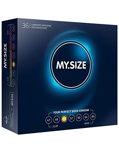 Condones MySize - Ajuste Perfecto-Caja 36 unidades-47 mm