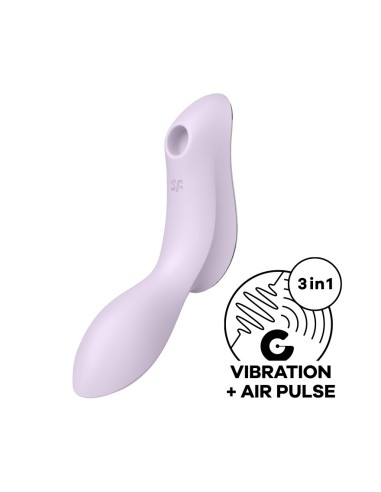 Vibrador Curvy Trinity 2 de Satisfayer-Lila