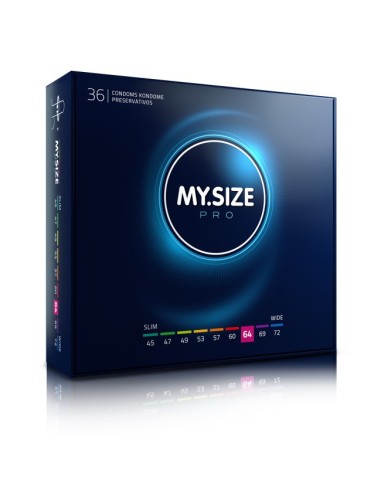 Condones MySize - Ajuste Perfecto-Caja 36 unidades-64 mm