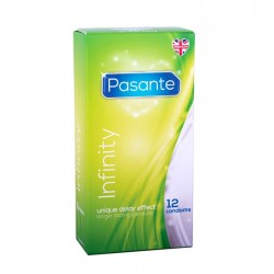 Preservativos retardantes Pasante Infinity caja