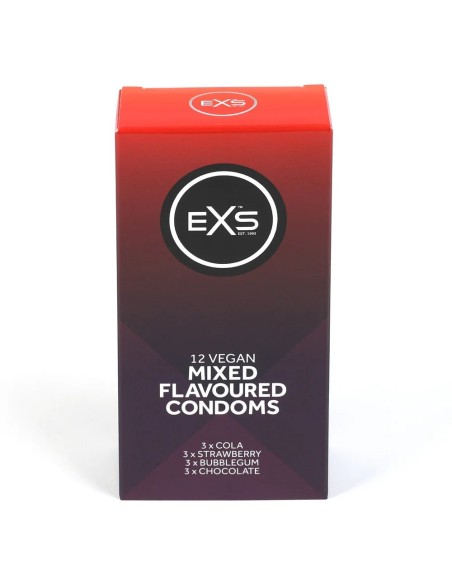Preservativos eXs Colores y sabores-Caja 12 unidades