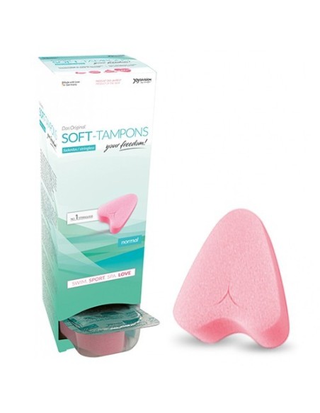 Esponjas menstruación Soft Tampons-NORMAL-CORAZON-Caja 10 unidades