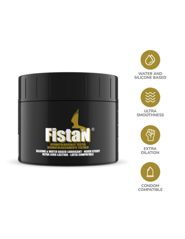 Fistan Gel Lubricante Anal Agua y Silicona 150 ml | Larga Duración