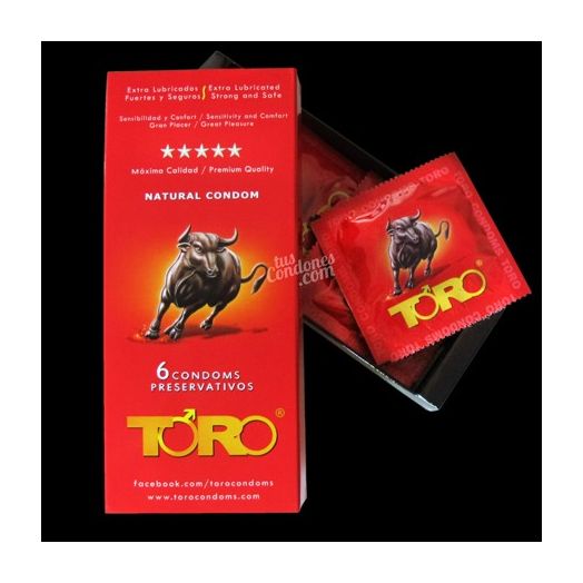 Condones aroma jazmín marca Toro caja 6 uds