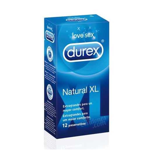 Preservativos XL Durex Extra Large 12 uds