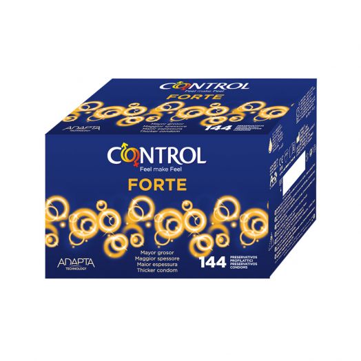 Condones Control Forte en caja de 144 condones