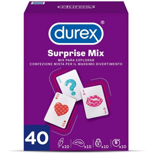Preservativos Durex Surprise Mix 40 unds