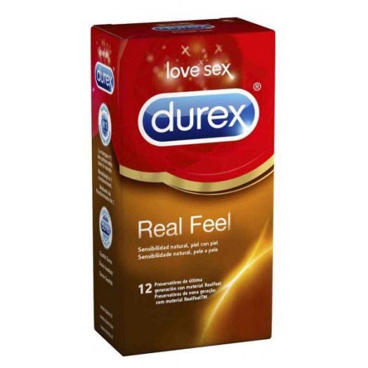 Preservativos ultra finos Durex Real Feel 12 uds