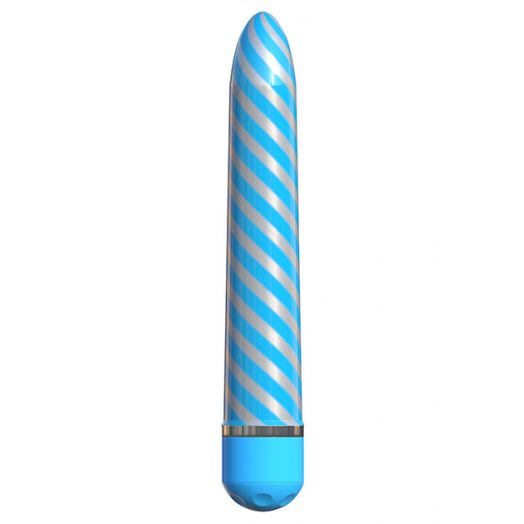 Vibrador Moderno Sweet Swirl liso multi-vibración para principiantes -Azul