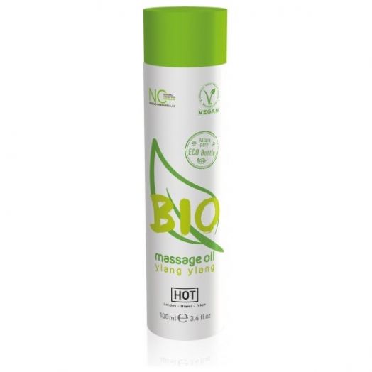BIO Aceite de masaje efecto calor de ylang-ylang 100 ml